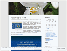 Tablet Screenshot of mintegia08.wordpress.com