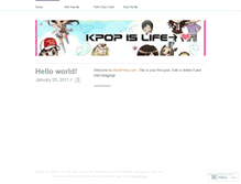 Tablet Screenshot of kpopindofanfic.wordpress.com