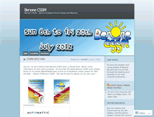Tablet Screenshot of benonecssm.wordpress.com