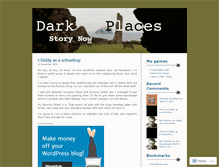 Tablet Screenshot of darkplaces.wordpress.com
