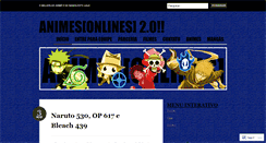 Desktop Screenshot of animesonlines.wordpress.com