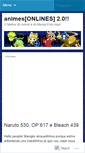 Mobile Screenshot of animesonlines.wordpress.com