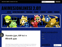 Tablet Screenshot of animesonlines.wordpress.com