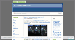 Desktop Screenshot of juanjorquera.wordpress.com