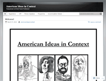 Tablet Screenshot of americanideasincontext.wordpress.com