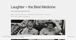 Desktop Screenshot of laughteristhebest.wordpress.com