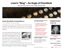 Tablet Screenshot of lisenstromberg.wordpress.com