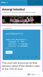Mobile Screenshot of amargigroupistanbul.wordpress.com