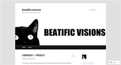 Desktop Screenshot of beatificvisions.wordpress.com