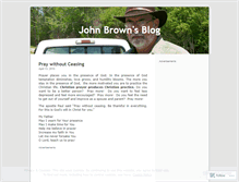 Tablet Screenshot of johnxbrown.wordpress.com