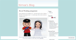 Desktop Screenshot of nimoe.wordpress.com
