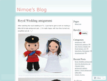 Tablet Screenshot of nimoe.wordpress.com