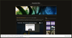 Desktop Screenshot of diminishedeffect.wordpress.com