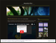 Tablet Screenshot of diminishedeffect.wordpress.com