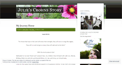 Desktop Screenshot of juliescrohnsstory.wordpress.com