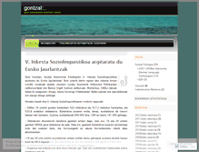 Tablet Screenshot of gontzalkb.wordpress.com