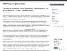 Tablet Screenshot of antivirusinesprogramos.wordpress.com