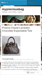 Mobile Screenshot of mypreciousbag.wordpress.com