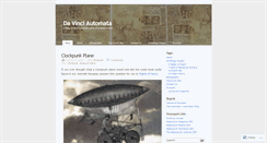 Desktop Screenshot of davinciautomata.wordpress.com