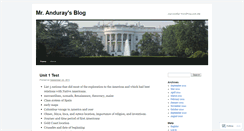 Desktop Screenshot of anduray.wordpress.com