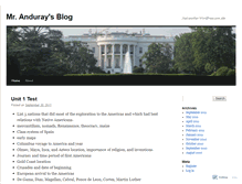 Tablet Screenshot of anduray.wordpress.com