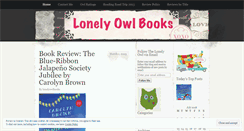 Desktop Screenshot of lonelyowlbooks.wordpress.com