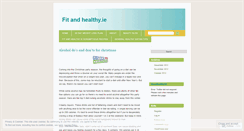 Desktop Screenshot of fitandhealthyie.wordpress.com