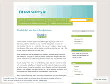 Tablet Screenshot of fitandhealthyie.wordpress.com