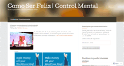 Desktop Screenshot of comoserfeliz1.wordpress.com