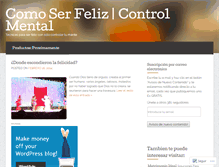 Tablet Screenshot of comoserfeliz1.wordpress.com