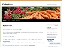 Tablet Screenshot of kuechenliesel.wordpress.com