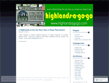 Tablet Screenshot of highlandsagogo.wordpress.com