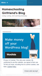 Mobile Screenshot of homeschoolinggirlfriend.wordpress.com