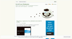 Desktop Screenshot of livecycleapps.wordpress.com