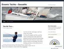 Tablet Screenshot of oceanicyachts.wordpress.com