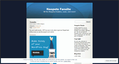 Desktop Screenshot of neopetsawesomeness.wordpress.com