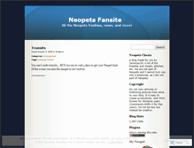 Tablet Screenshot of neopetsawesomeness.wordpress.com