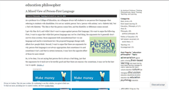 Desktop Screenshot of edphilosopher.wordpress.com