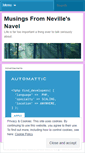 Mobile Screenshot of musingsfromnevillesnavel.wordpress.com
