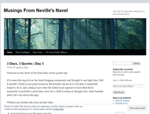 Tablet Screenshot of musingsfromnevillesnavel.wordpress.com