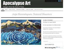 Tablet Screenshot of apocalypseart.wordpress.com