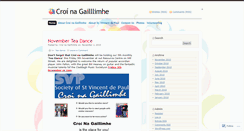 Desktop Screenshot of croinagaillimhe.wordpress.com