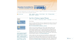 Desktop Screenshot of ccunifem.wordpress.com