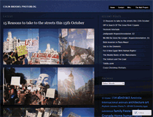Tablet Screenshot of colinbrooksphoto.wordpress.com