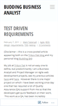 Mobile Screenshot of buddingba.wordpress.com