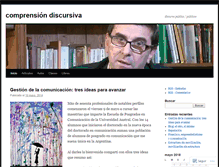 Tablet Screenshot of comprensiondiscursiva.wordpress.com