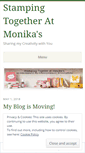 Mobile Screenshot of monikastamp.wordpress.com