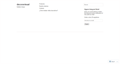 Desktop Screenshot of decoravisual.wordpress.com