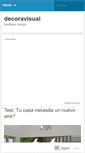 Mobile Screenshot of decoravisual.wordpress.com