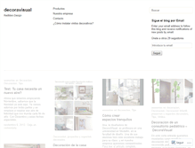 Tablet Screenshot of decoravisual.wordpress.com